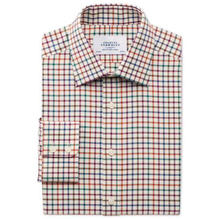 Charles Tyrwhitt Charles Tyrwhitt Classic Fit Tattersall Country Multi Check Shirt