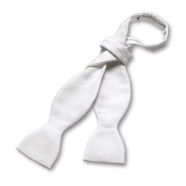 Charles Tyrwhitt Charles Tyrwhitt White Marcella Self-tie Bow Tie