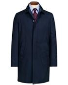 Charles Tyrwhitt Blue Cotton Raincotton Coat Size 38 By Charles Tyrwhitt