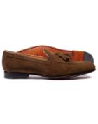  Tan Suede Tassel Loafer Size 11.5 By Charles Tyrwhitt