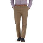 Charles Tyrwhitt Charles Tyrwhitt Stone Flat Front Slim Fit Non-iron Chinos (30w X 32l)