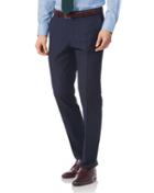  Navy Slim Fit Twill Italian Luxury Suit Trousers Size W30 L38 By Charles Tyrwhitt