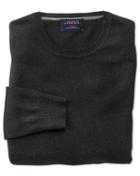 Charles Tyrwhitt Charles Tyrwhitt Charcoal Cotton Cashmere Crew Neck Cotton/cashmere Sweater Size Large