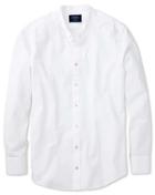 Charles Tyrwhitt Classic Fit Collarless White Cotton Casual Shirt Single Cuff Size Large By Charles Tyrwhitt