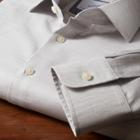 Charles Tyrwhitt Charles Tyrwhitt Slim Fit Business Casual Melange Grey Shirt
