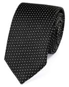 Charles Tyrwhitt Slim Black And White Silk Neat Pattern Classic Tie By Charles Tyrwhitt