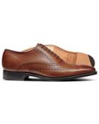  Chestnut Made In England Oxford Brogue Flex Sole Shoes Size 11 By Charles Tyrwhitt
