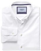 Charles Tyrwhitt Charles Tyrwhitt Classic Fit Button-down Collar Non-iron Business Casual White Shirt