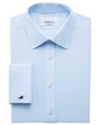Charles Tyrwhitt Charles Tyrwhitt Classic Fit Non-iron Poplin Sky Blue Cotton Dress Shirt Size 15/33