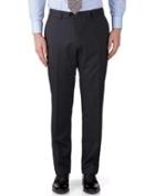 Charles Tyrwhitt Charles Tyrwhitt Charcoal Classic Fit End-on-end Business Suit Wool Pants Size W30 L38