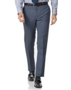 Airforce Blue Slim Fit Merino Business Suit Trouser Size W30 L30 By Charles Tyrwhitt