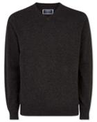  Charcoal Cashmere V Neck Sweater Size Medium By Charles Tyrwhitt