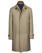 Charles Tyrwhitt Classic Fit Stone Raincotton Coat Size 46 By Charles Tyrwhitt