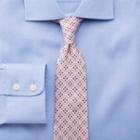 Charles Tyrwhitt Charles Tyrwhitt Slim Fit Non-iron Soft Touch Pinpoint Sky Cotton Dress Shirt Size 17/34