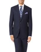Charles Tyrwhitt Navy Slim Fit Merino Business Suit Wool Jacket Size 38 By Charles Tyrwhitt