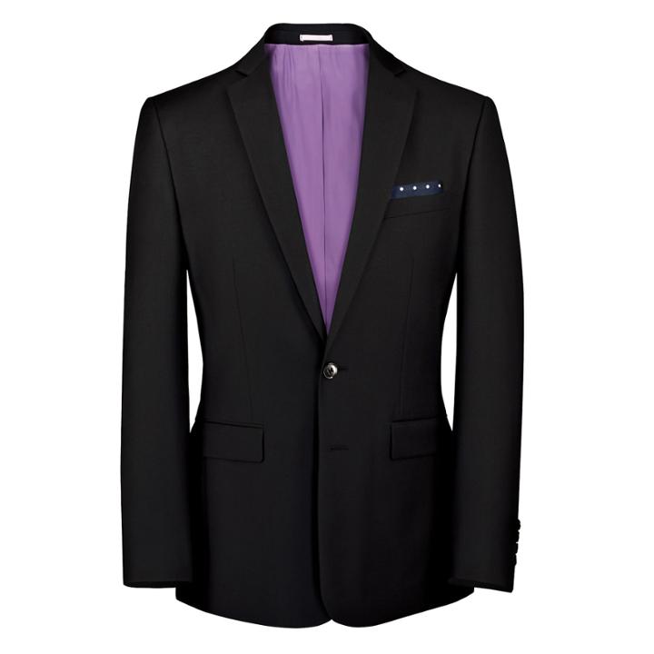 Charles Tyrwhitt Charles Tyrwhitt Black Clarendon Twill Classic Fit Business Suit Jacket (36 Regular)