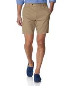  Tan Chino Cotton Shorts Size 32 By Charles Tyrwhitt