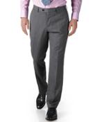 Charles Tyrwhitt Charles Tyrwhitt Silver Classic Fit Twill Business Suit Trousers