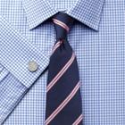 Charles Tyrwhitt Charles Tyrwhitt Slim Fit Gingham Sky Blue Cotton Dress Shirt Size 15/35
