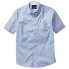 Charles Tyrwhitt Charles Tyrwhitt Sky Fit Short Sleeve Pinpoint Oxford Slim Fit Shirt (l)