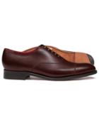  Mahogany Made In England Oxford Flex Sole Shoe Size 11.5 By Charles Tyrwhitt