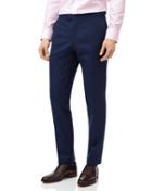  Blue Slim Fit British Luxury Suit Trousers Size W30 L32 By Charles Tyrwhitt