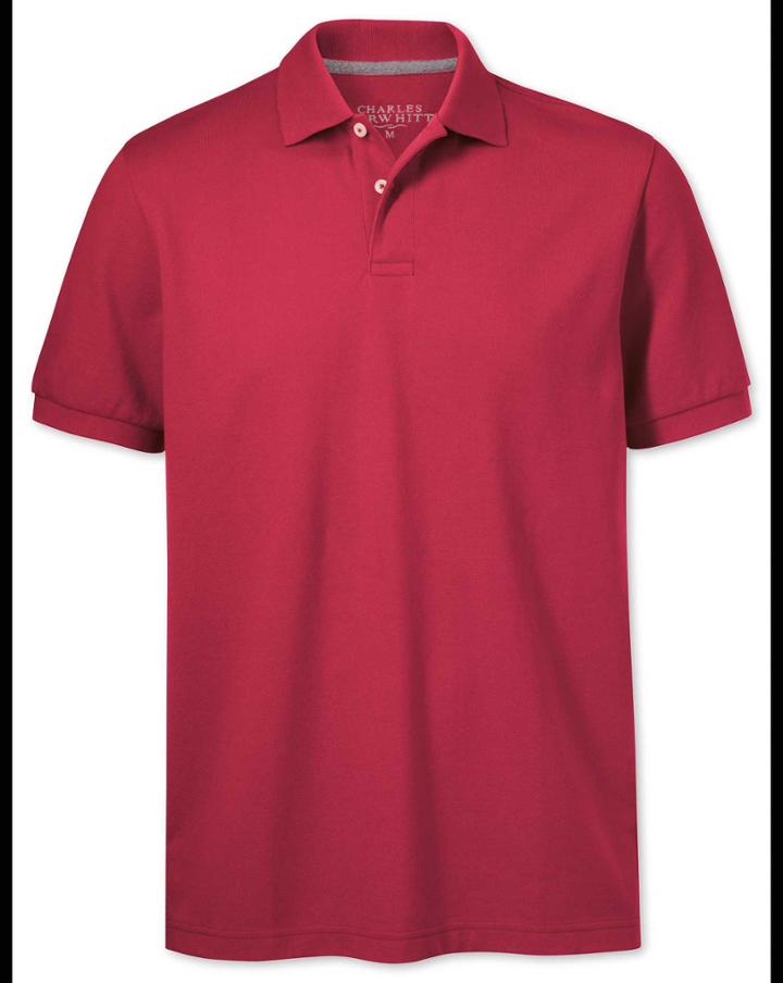 Charles Tyrwhitt Red Pique Cotton Polo Size Xs By Charles Tyrwhitt