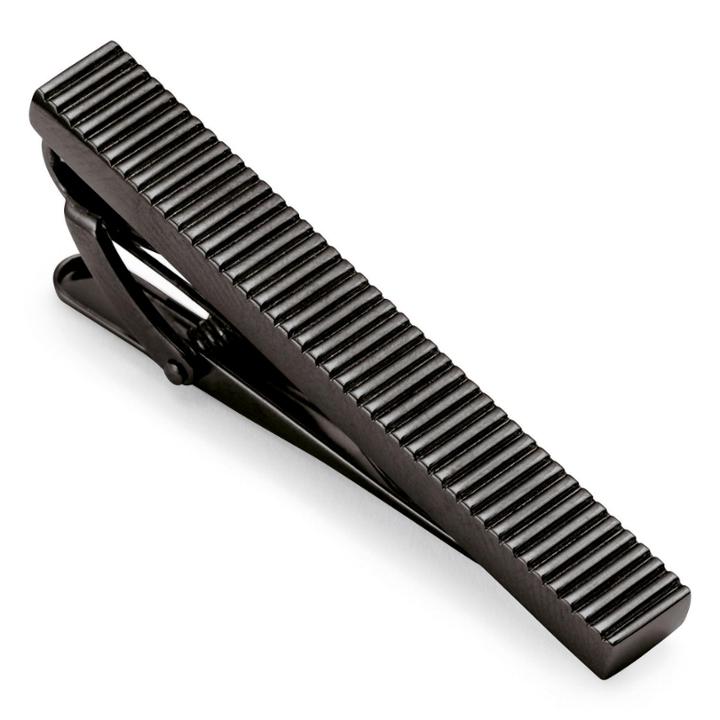 Charles Tyrwhitt Charles Tyrwhitt Black Lined Tie Clip