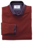 Charles Tyrwhitt Charles Tyrwhitt Copper Merino Wool Crew Neck Sweater Size Xs