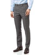  Grey With Tan Prince Of Wales Check Slim Fit Suit Trouser Size W30 L30 By Charles Tyrwhitt