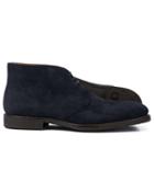  Navy Goodyear Welted Wingtip Chukka Boots Size 11 By Charles Tyrwhitt