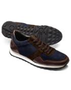 Charles Tyrwhitt Navy And Brown Sneaker Size 11 By Charles Tyrwhitt