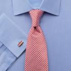 Charles Tyrwhitt Charles Tyrwhitt Red Silk Classic Puppytooth Tie