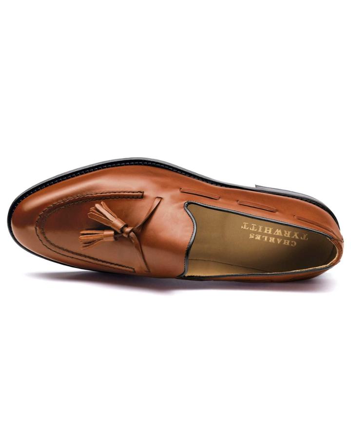 Charles Tyrwhitt Charles Tyrwhitt Tan Keybridge Tassel Loafers Size 11.5
