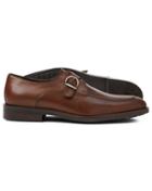  Brown Performance Monk Shoes Size 11.5 By Charles Tyrwhitt