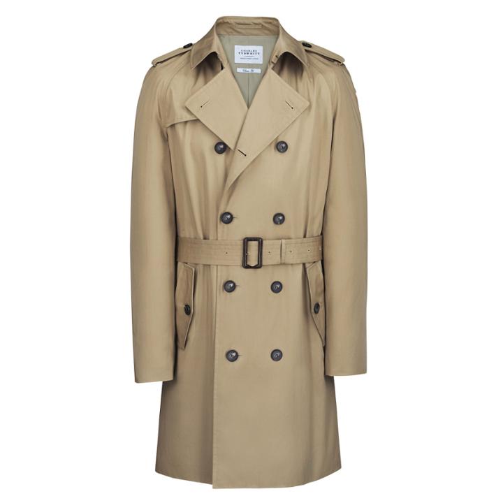 Charles Tyrwhitt Charles Tyrwhitt Stone Trench Coat (38)
