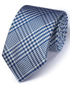 Charles Tyrwhitt Royal Silk Classic Prince Of Wales Checkered Tie By Charles Tyrwhitt