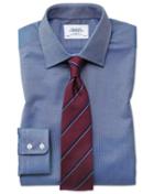 Charles Tyrwhitt Classic Fit Egyptian Cotton Royal Oxford Royal Blue Dress Casual Shirt French Cuff Size 15/33 By Charles Tyrwhitt