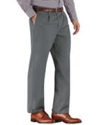 Charles Tyrwhitt Grey Classic Fit Single Pleat Non-iron Cotton Chino Pants Size W32 L30 By Charles Tyrwhitt
