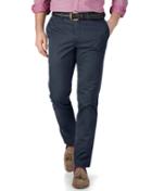Charles Tyrwhitt Charles Tyrwhitt Airforce Blue Extra Slim Fit Flat Front Cotton Chino Pants Size W38 L30