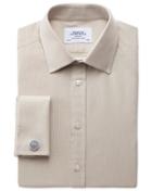 Charles Tyrwhitt Charles Tyrwhitt Extra Slim Fit Oxford Stone Cotton Dress Shirt Size 14.5/32