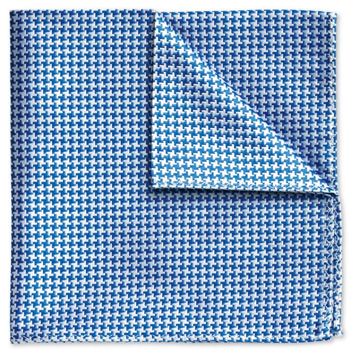 Charles Tyrwhitt Charles Tyrwhitt Classic Royal Puppytooth Pocket Square