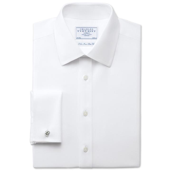 Charles Tyrwhitt Charles Tyrwhitt White Twill Non-iron Slim Fit Shirt (14.5 - 32)