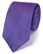 Charles Tyrwhitt Lilac Silk Plain Classic Tie By Charles Tyrwhitt