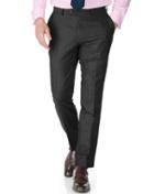 Charles Tyrwhitt Charles Tyrwhitt Charcoal Slim Fit Saxony Business Suit Wool Pants Size W30 L38