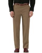 Charles Tyrwhitt Charles Tyrwhitt Tan Classic Fit Flat Front Non-iron Cotton Chino Pants Size W32 L30