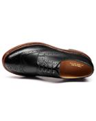 Charles Tyrwhitt Charles Tyrwhitt Black Fenton Wingtip Brogue Derby Shoes Size 12