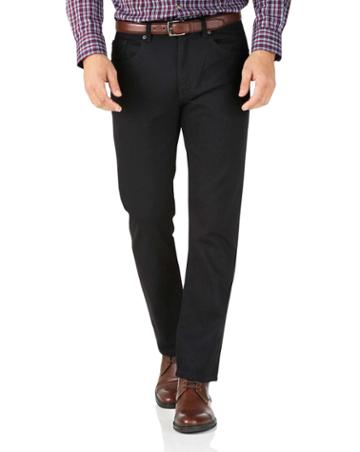 Charles Tyrwhitt Black Slim Fit 5 Pocket Jeans Size W30 L32 By Charles Tyrwhitt
