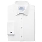 Charles Tyrwhitt Charles Tyrwhitt White Royal Panama Non-iron Slim Fit Shirt (14.5 - 33)