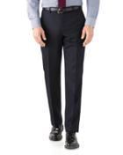 Charles Tyrwhitt Navy Classic Fit Hairline Business Suit Wool Pants Size W32 L38 By Charles Tyrwhitt